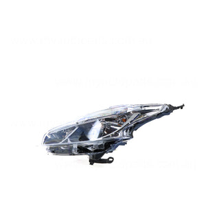 Halogen Manual Adjust Head Lamp Passenger Side OES Suits Peugeot 208 A9 2012 to 2015