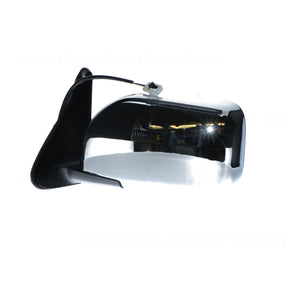Chrome Door Mirror Passenger Side Aftermarket Suits Nissan Patrol GU/Y61 Wagon 2004 to 2016
