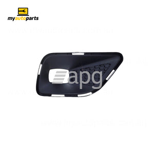 Black Front Bar Grille With Fog Light Mount Drivers Side Genuine Suits Jeep Cherokee KL 4/2018 On