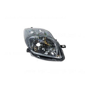 Head Lamp Drivers Side Genuine suits Toyota Yaris 2008 to 2011