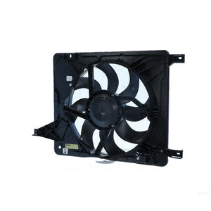 12 v Radiator Fan Assembly Aftermarket Suits Nissan Dualis J10 2007 to 2014 Manual