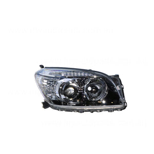 Halogen Head Lamp Drivers Side Genuine Suits Toyota RAV4 GSA33 2007 to 2008