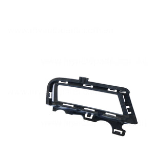 Chrome Upper Front Bar Grille With Fog Light Mount Drivers Side Genuine Suits Volkswagen Golf MK 7 4/2013 to 7/2017