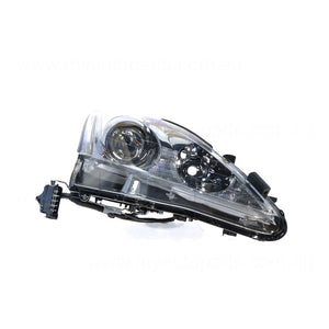 Halogen Head Lamp Drivers Side Genuine Suits Lexus IS250 Prestige GSE20 2010 to 2013