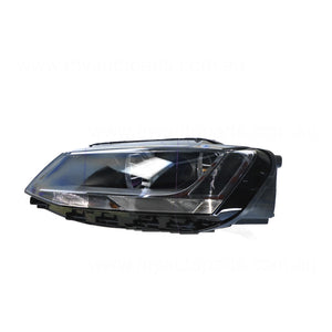 Halogen Manual Adjust Head Lamp Passenger Side OES Suits Volkswagen Jetta 1B 2011 to 2017