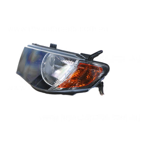 Head Lamp Passenger Side OEM suits Mitsubishi Triton ML GLS/GLXR/VR 7/2006 to 8/2009