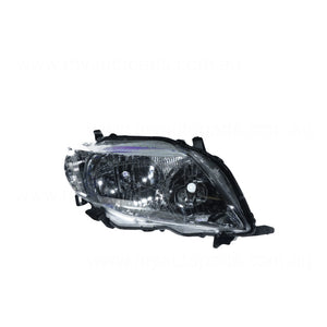Head Lamp Drivers Side Genuine Suits Toyota Corolla ZRE152R 2007 to 2010