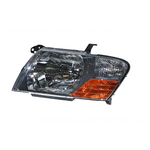 Head Lamp Passenger Side OEM Suits Mitsubishi Pajero NP 2002 to 2006