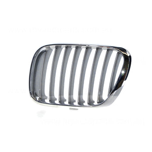Grille Passenger Side Aftermarket Suits BMW X5 E53 2000 to 2007