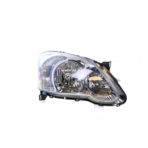 Halogen Head Lamp Drivers Side Certified Suits Toyota Corolla ZZE122R 2004 to 2007