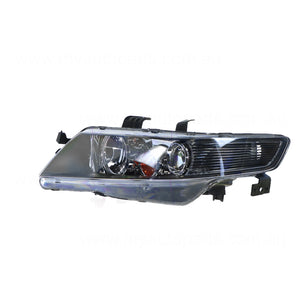 Bi-Xenon Electric Adjust Without Adaptive Cornering Head Lamp Passenger Side Genuine Suits Honda Accord Euro Luxury CL 2003 to 2005