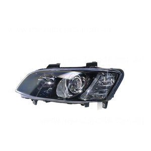 Black Projector Head Lamp Passenger Side Certified suits Holden Commodore VEII 9/2010 to 5/2013