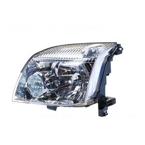 Halogen Electric Adjust Head Lamp Passenger Side Genuine Suits Nissan X-Trail T30 2001 to 2007