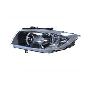 Halogen Manual Adjust Head Lamp Passenger Side Certified Suits BMW 3 Series E90 2005 to 2008