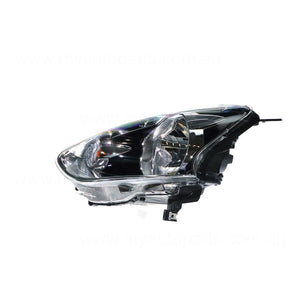 Halogen Head Lamp Passenger Side Genuine Suits Nissan Micra K13 2015 to 2016