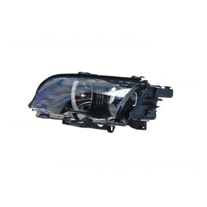 Halogen Head Lamp Passenger Side Certified Suits BMW 3 Series E46 Sedan 1998 to 2001