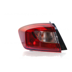 Red/Clear Tail Lamp Passenger Side OEM Suits Holden Astra BL 2017 to 2021