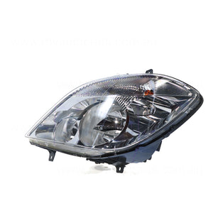 Head Lamp Passenger Side OES Suits Mercedes-Benz Sprinter Fitted Without Fog Lights 2006 to 2013