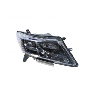 Halogen Manual Adjust Head Lamp Drivers Side OEM Suits Nissan Pathfinder R52 2013 to 2017