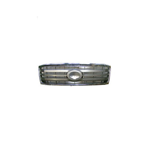 Silver with Chrome Surround Grille Aftermarket suits Toyota Landcruiser 100 Series 5/2005 to 7/2007