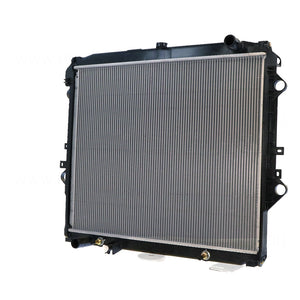 Radiator 35 / 35 mm Plastic Aluminium 550 x 656 x 16 mm Automatic 2.7 L 2TRFE Aftermarket Suits Toyota Hilux TGN121R 2015 to 2020