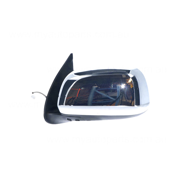 Chrome Door Mirror Electric Adjust Passenger Side OEM suits Toyota Hilux 15/25/26 Series Dual Cab 4WD SR5 2010 to 2011