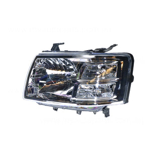Halogen Manual Adjust Head Lamp Passenger Side Certified Suits Ford Ranger PJ 2006 to 2009