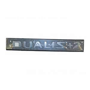 Tail Gate Emblem OEM Suits Nissan Dualis J10 2010 to 2014
