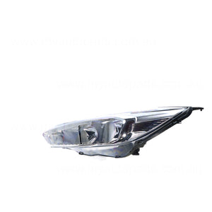 Halogen Manual Adjust Head Lamp Passenger Side OEM Suits Ford Focus LZ 2015 to 2018