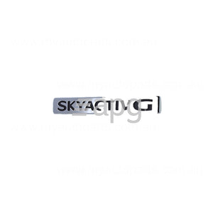 Boot lid Emblem "Skyactiv G" Genuine suits Mazda 3 BP Sedan 2019 On