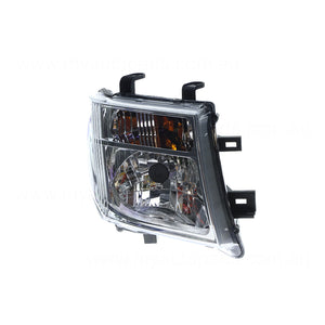 Head Lamp Drivers Side Certified Suits Nissan Navara D40 2008 to 2015