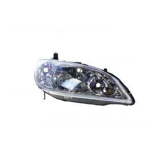 Head Lamp Drivers Side Certified Suits Honda Civic ES 2004 to 2006