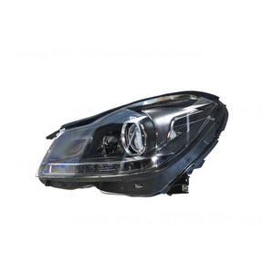 Bi-Xenon Head Lamp Passenger Side OES suits Mercedes-Benz C Class 2011 to 2016
