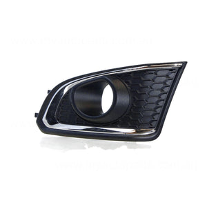Chrome Front Bar Grille With Fog Light Mount Passenger Side OEM Suits Holden Captiva CG Series 2 12/2013 to 2/2016