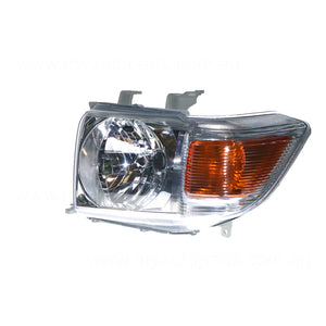 Head Lamp Passenger Side Certified suits Toyota Landcruiser 70 Series 2007 to 2016