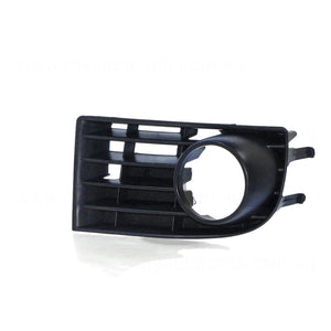 Black Front Bar Grille With Fog Light Mount Drivers Side Certified Suits Volkswagen Golf MK 5 7/2004 to 2/2009