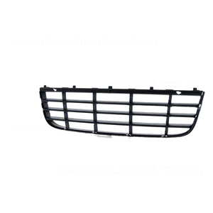 Black Front Bar Grille OEM Suits Volkswagen Golf MK 5 2.0L 5 Door Hatch 7/2004 to 2/2009
