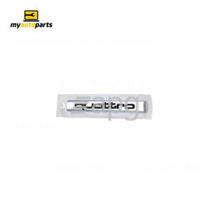 Tail Gate Emblem Genuine suits Audi