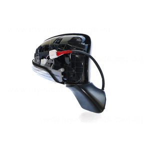 Electric With Indicator Door Mirror Drivers Side Genuine Suits Toyota Prius-V ZVW40R 2012 to 2021