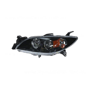 Head Lamp Passenger Side Certified Suits Mazda 3 BK Sedan 2004 to 2009