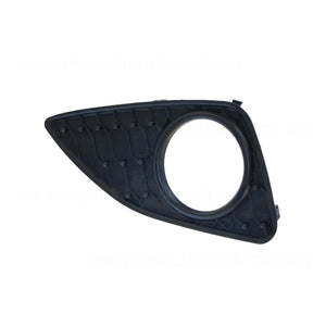 Front Bar Grille With Fog Light Mount Passenger Side Aftermarket Suits Toyota Yaris ZR NCP131 8/2011 to 7/2014