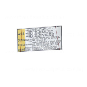 Toyota Kluger OEM Warning Decal 12/2013 to 11/2019 - 1679331040