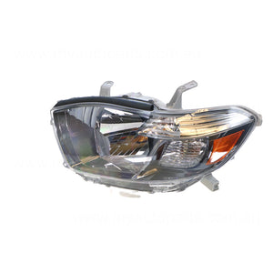 Halogen Head Lamp Passenger Side Genuine Suits Toyota Kluger GSU40R/GSU45R KX-S & Grande 2007 to 2010