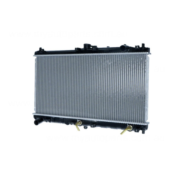 Radiator 31 / 31 mm Plastic Aluminium 320 x 648 x 16 mm Manual/Auto 1.8L L B8, BP Aftermarket Suits Mazda MX-5 NB 1998 to 2005
