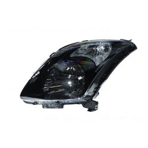 Halogen Head Lamp Passenger Side Genuine Suits Suzuki Swift RS416 2005 to 2010