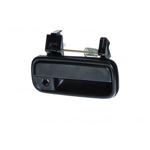 Black Front Door Outer Handle Driver Side Aftermarket suits Toyota Hilux 140/150/160/170 Series 1997 to 2005