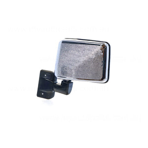 Chrome Door Mirror Drivers Side Aftermarket suits Toyota Landcruiser 70 Series 1990 to 2016
