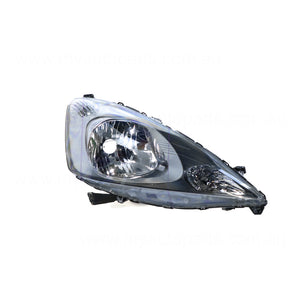 Halogen Manual Adjust Head Lamp Drivers Side Certified Suits Honda Jazz GE 2008 to 2011