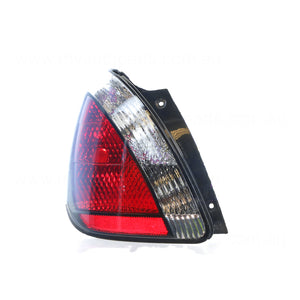 Tail Lamp Passenger Side Certified Suits Kia Rio JB Hatch 5/2005 to 6/2011