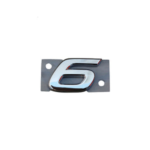Boot lid Emblem "6" OEM Suits Mazda 6 GJ Sedan 2012 to 2016
